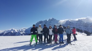Sortie à ski aux Crosets